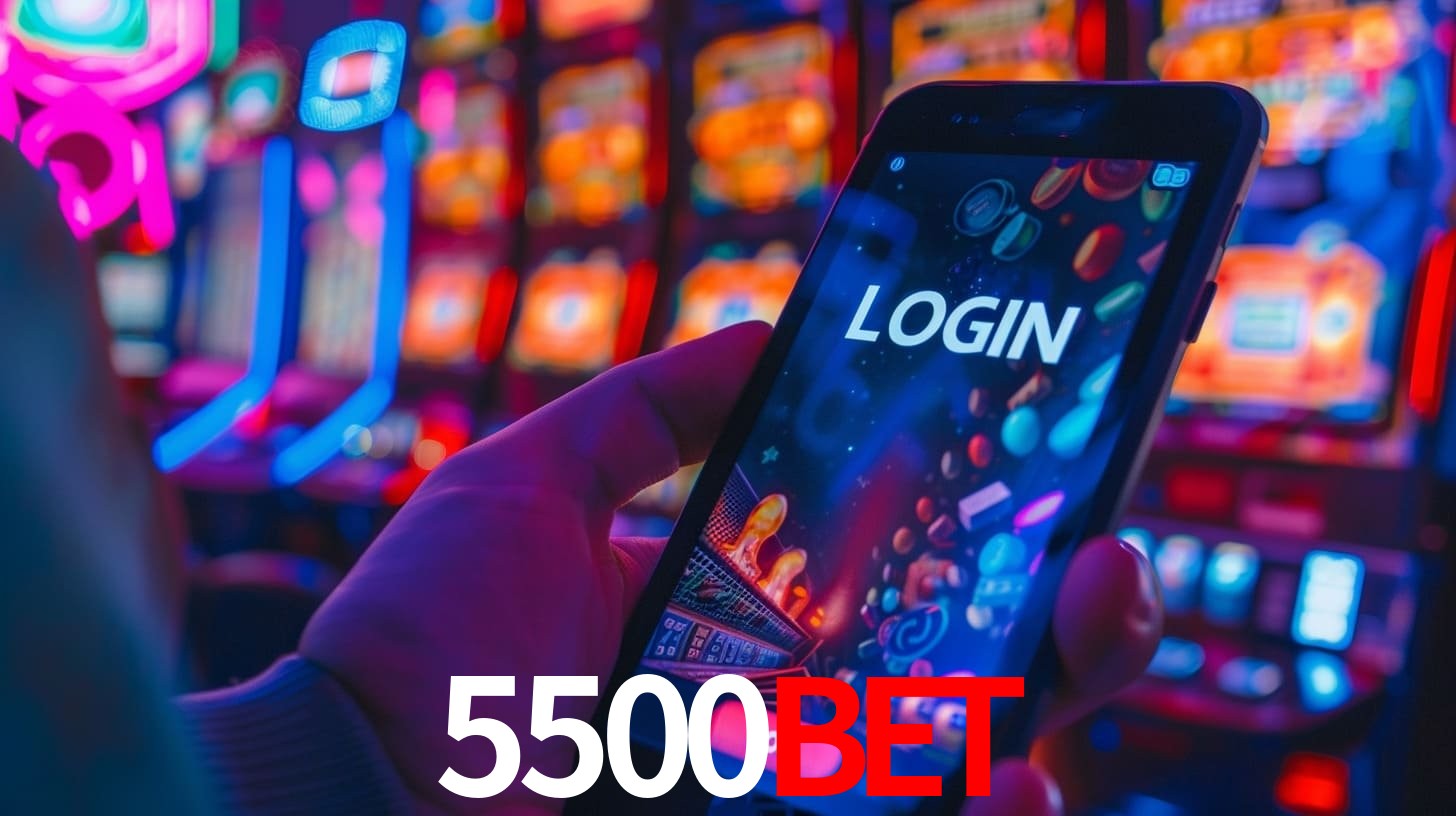 Interface do App 5500BET
